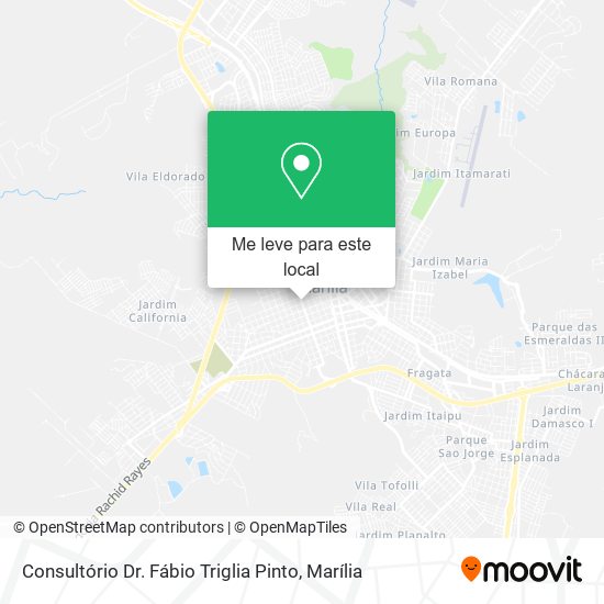 Consultório Dr. Fábio Triglia Pinto mapa