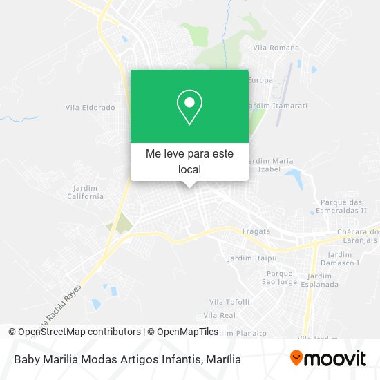 Baby Marilia Modas Artigos Infantis mapa