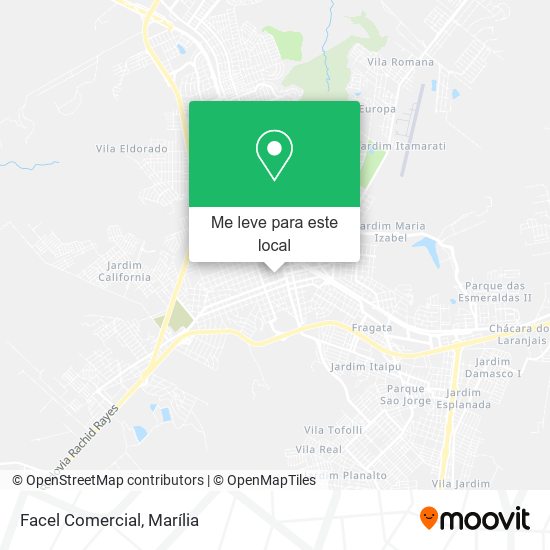 Facel Comercial mapa