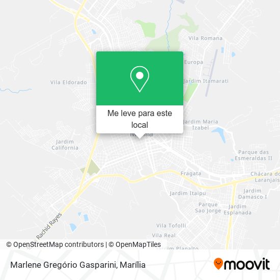 Marlene Gregório Gasparini mapa