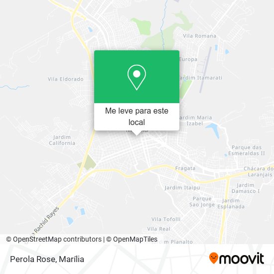 Perola Rose mapa