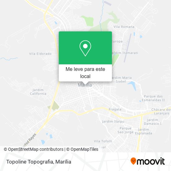 Topoline Topografia mapa