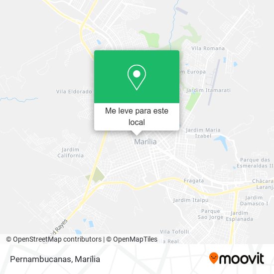 Pernambucanas mapa