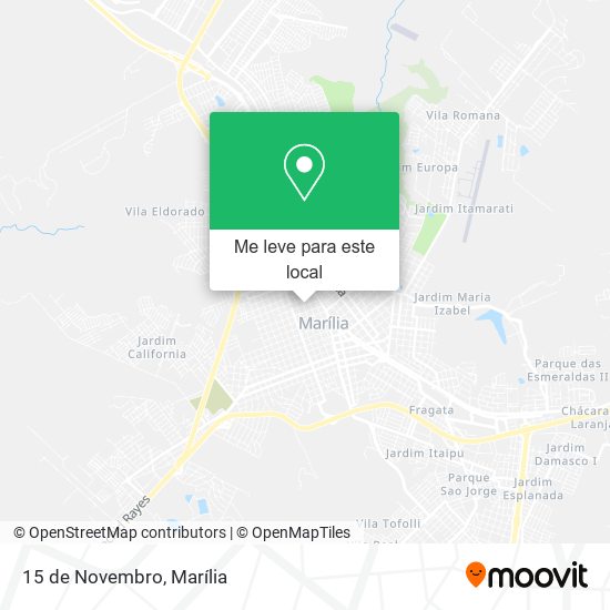 15 de Novembro mapa