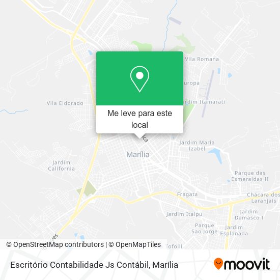 Escritório Contabilidade Js Contábil mapa