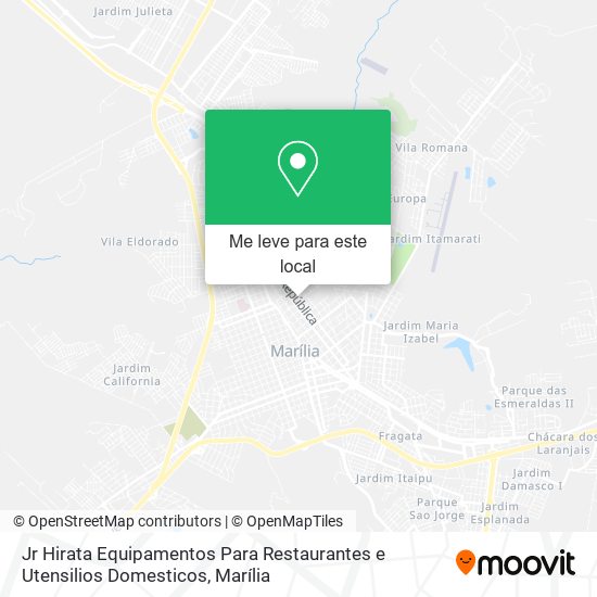 Jr Hirata Equipamentos Para Restaurantes e Utensilios Domesticos mapa