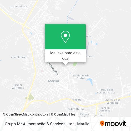 Grupo Mr Alimentação & Serviços Ltda. mapa