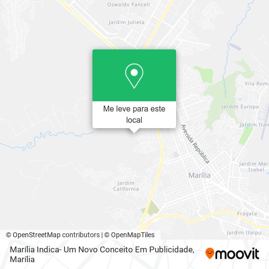 Marília Indica- Um Novo Conceito Em Publicidade mapa
