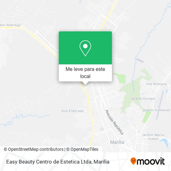 Easy Beauty Centro de Estetica Ltda mapa