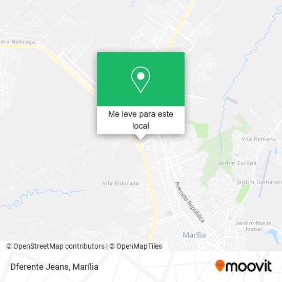 Dferente Jeans mapa