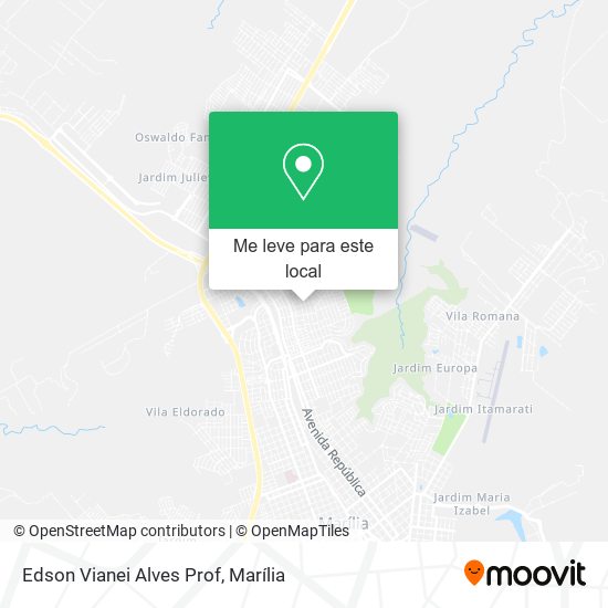 Edson Vianei Alves Prof mapa