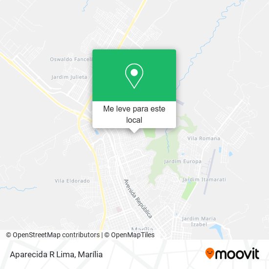 Aparecida R Lima mapa