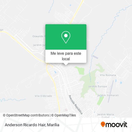 Anderson Ricardo Hair mapa