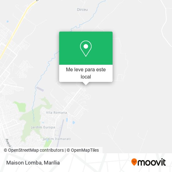 Maison Lomba mapa