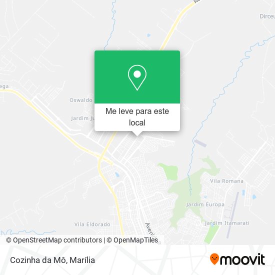 Cozinha da Mô mapa