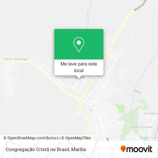 Congregação Cristã no Brasil mapa