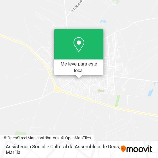 Assistência Social e Cultural da Assembléia de Deus mapa