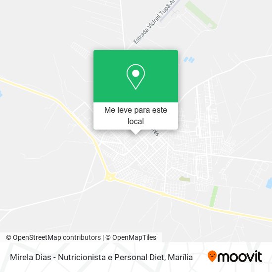Mirela Dias - Nutricionista e Personal Diet mapa
