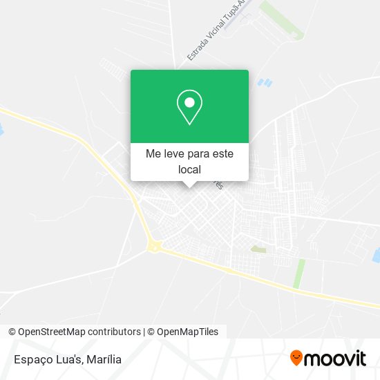 Espaço Lua's mapa