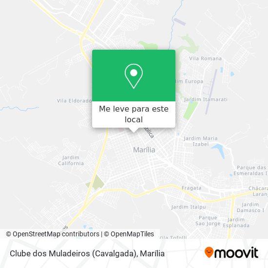 Clube dos Muladeiros (Cavalgada) mapa