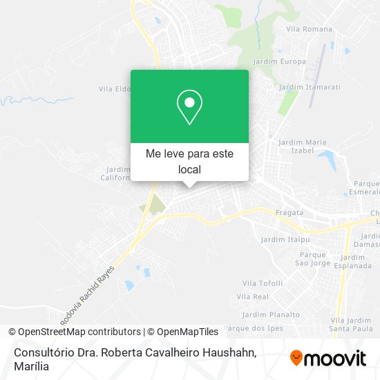 Consultório Dra. Roberta Cavalheiro Haushahn mapa