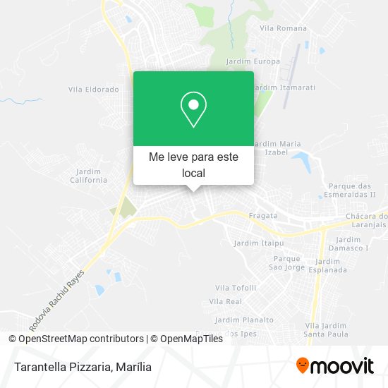 Tarantella Pizzaria mapa