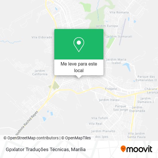 Gpxlator Traduções Técnicas mapa