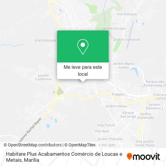 Habitare Plus Acabamentos Comércio de Loucas e Metais mapa