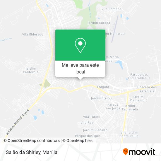 Salão da Shirley mapa