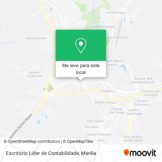 Escritório Líder de Contabilidade mapa