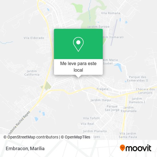 Embracon mapa