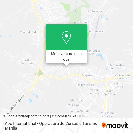 Abc International - Operadora de Cursos e Turismo mapa
