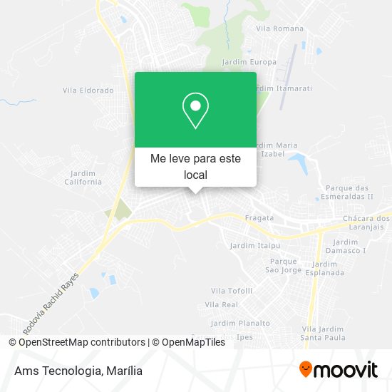 Ams Tecnologia mapa