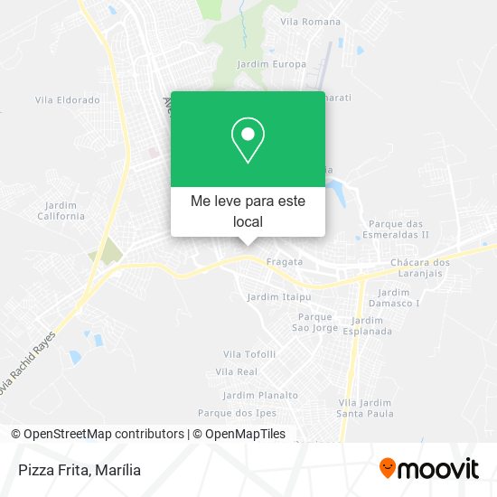 Pizza Frita mapa
