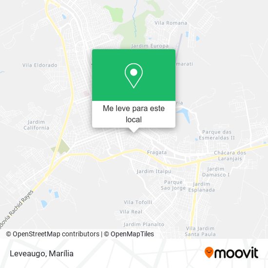 Leveaugo mapa