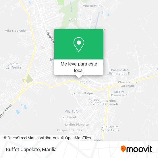 Buffet Capelato mapa