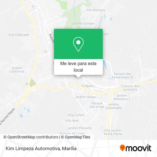 Kim Limpeza Automotiva mapa