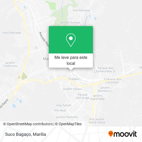 Suco Bagaço mapa