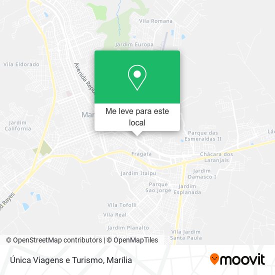 Única Viagens e Turismo mapa