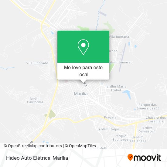 Hideo Auto Elétrica mapa