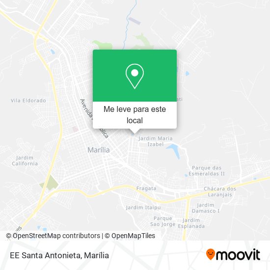 EE Santa Antonieta mapa