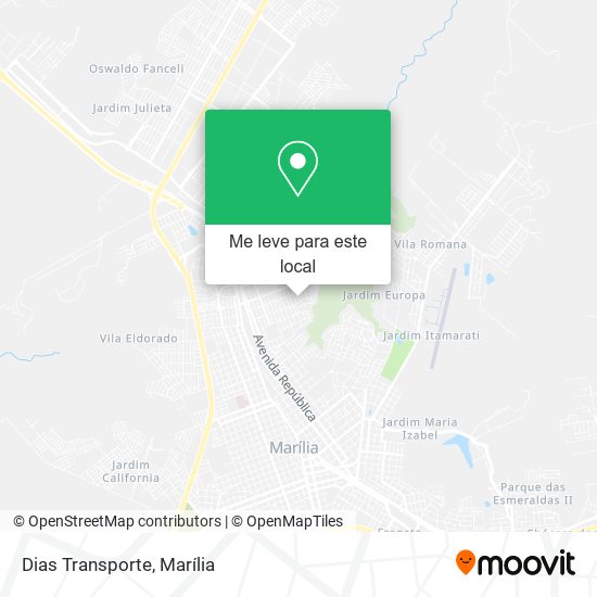 Dias Transporte mapa