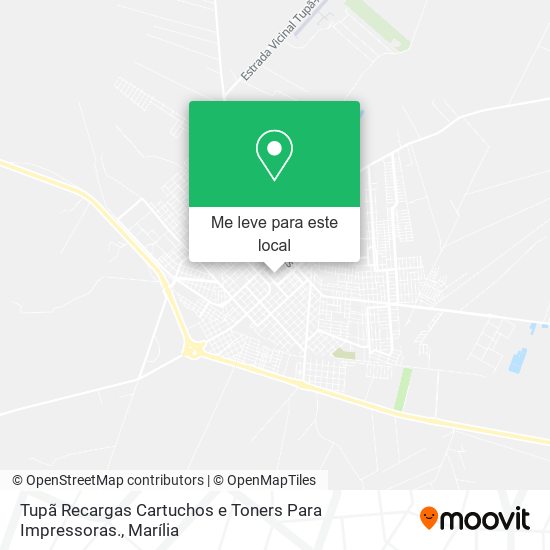 Tupã Recargas Cartuchos e Toners Para Impressoras. mapa