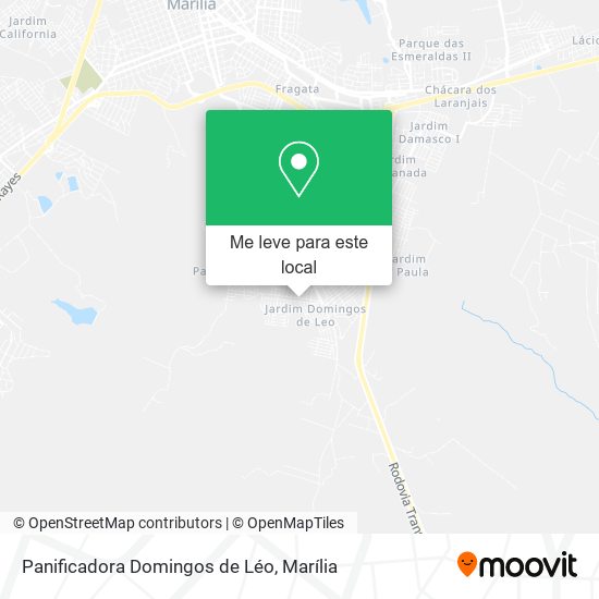 Panificadora Domingos de Léo mapa
