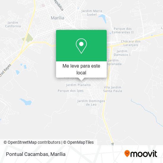 Pontual Cacambas mapa