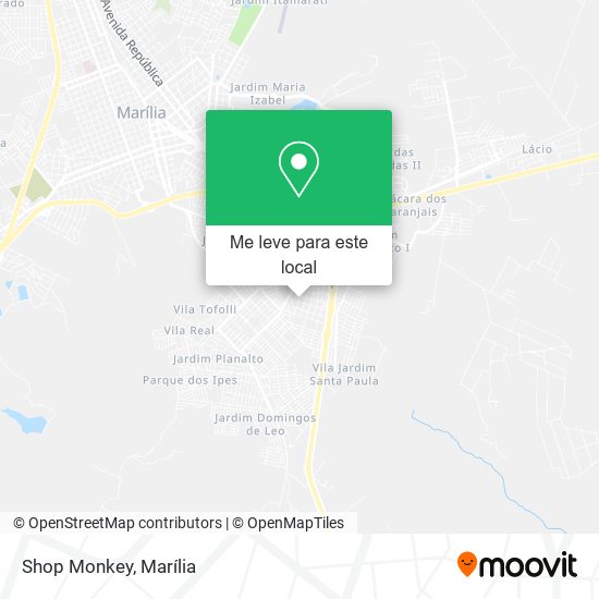 Shop Monkey mapa