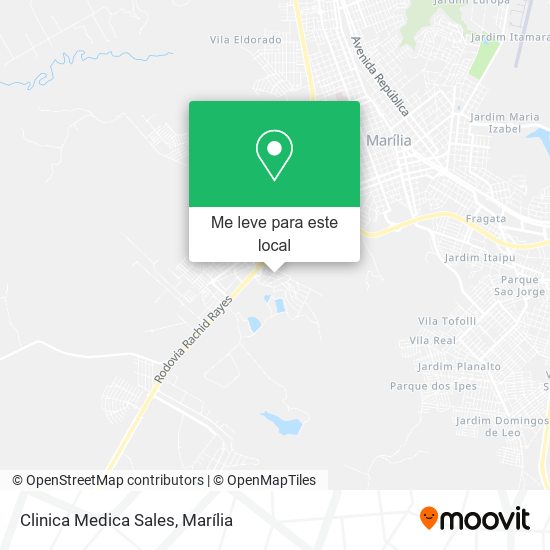 Clinica Medica Sales mapa