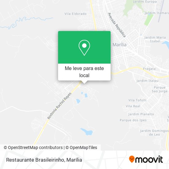 Restaurante Brasileirinho mapa