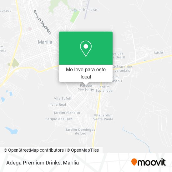 Adega Premium Drinks mapa