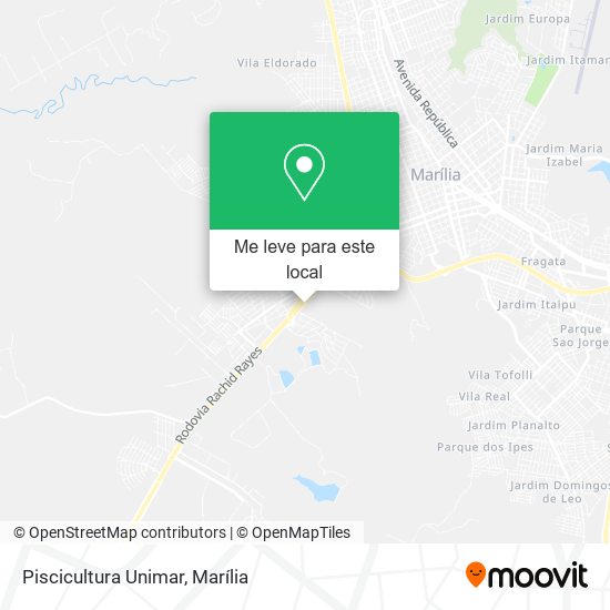 Piscicultura Unimar mapa